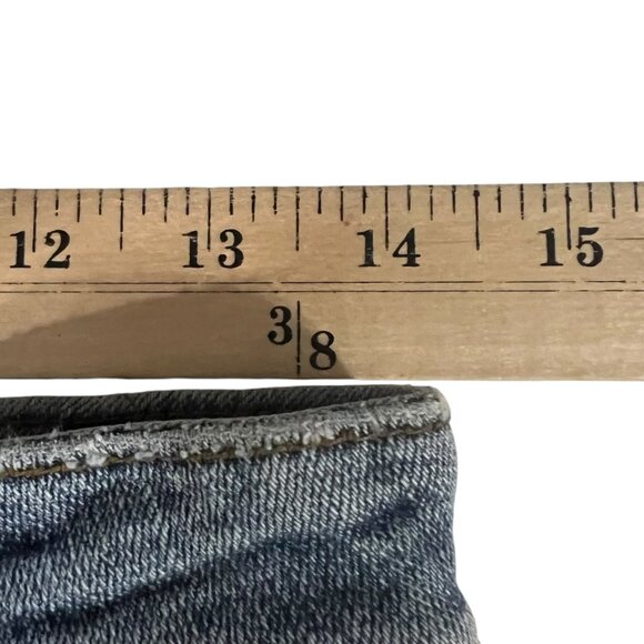 Younique Distressed Denim Micro Mini Vampire Diaries Skirt Size S - Picture 4 of 5